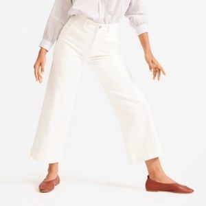 Everlane Wide Leg Crop Pants